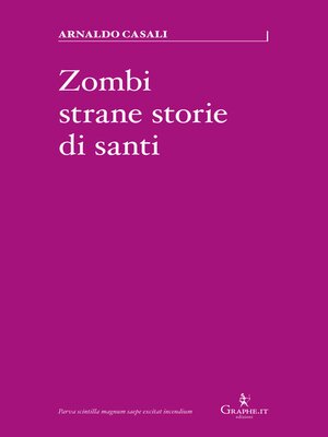 cover image of Zombi, strane storie di santi